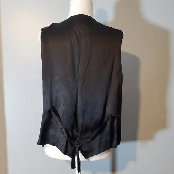 Vintage Venezia Sequins Multi Colored Bling Beaded Vest Rainbow Colors Dopamine - Picture 12 of 12